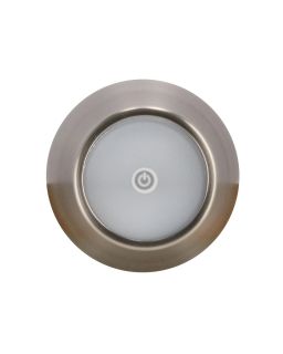 Lampe De Table Led Etna Argent H38 Taille Ø12X38Hcm