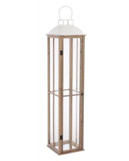 Lanterna Shayra Nat-Bianco L Taille 30X30X134Cm