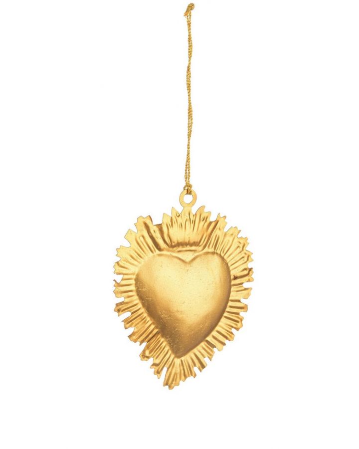 Pendentif Malory Coeur Or Lisse 12X15 Taille 12X15Cm