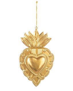 Pendentif Malory Coeur Or 15X24 Taille 15X24Cm