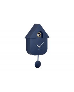 Wall Clock Modern Cuckoo Abs Dark Blue