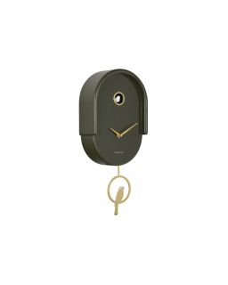 Wall Clock Tweet Luxury Green
