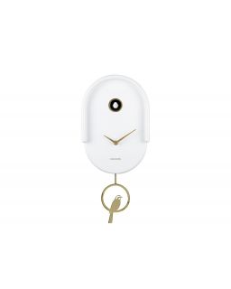 Wall Clock Tweet White