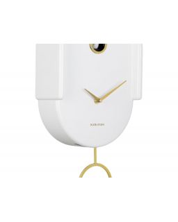 Wall Clock Tweet White