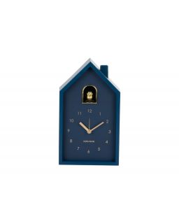 Alarm Clock Modern Cuckoo Oro Dark Blue