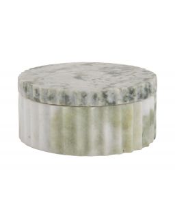 Bowl With Lid Marble Himalayan Green