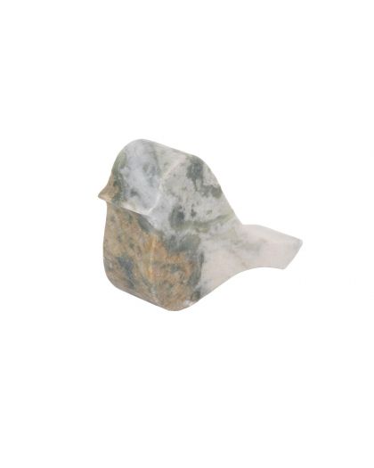 Statue Bird Small Marble Himalayan Green