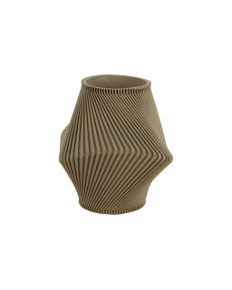 Vase Twisted Rib Tea Green