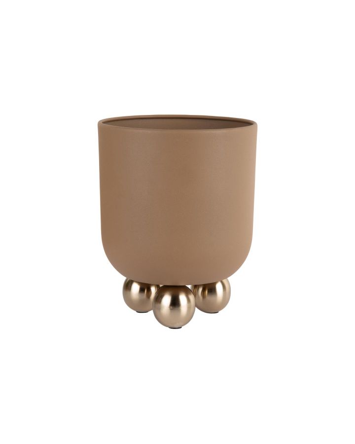 Plant Pot Estilo Small Mocha Brown