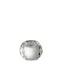 Photophore Boule Crystal Transparent ,8x8x6cm