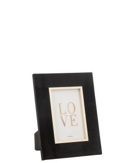 Cadre Photo Dita Velours Noir Small ,18x1,5x23cm