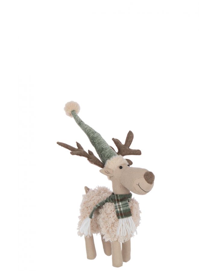 Élan Foulard Polyester Blanc Cassé/Vert Small ,22x8x49cm