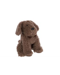 Cale-Porte Chien Polyester Marron ,20x20x30cm