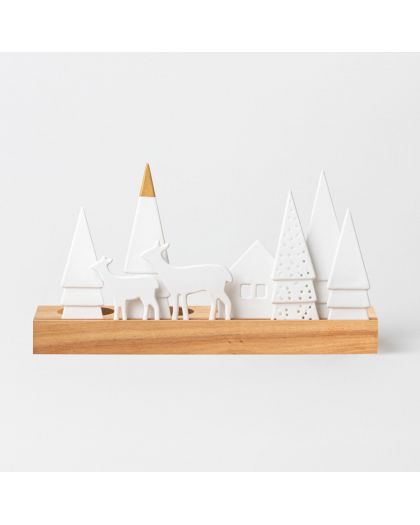 Light Object Forest Taille 25X7X13,5Cm