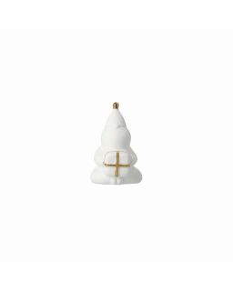 Porcelain Figurine Santa Packs Taille Presents 3,8X3,5X5,5Cm