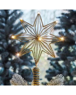 Chloe Juletræ Stjerne Guld 23Xh32Cm