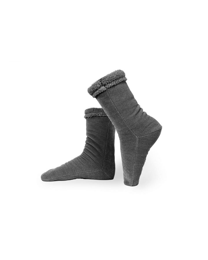 Chaussettes Chenille, 11X43Cm, Gris