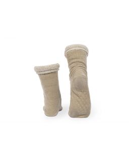 Chaussettes Chenille, 11X43Cm, Sable