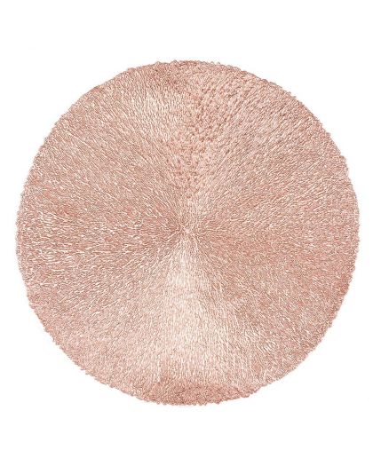 Placemat Capelinni, Ø38 Cm, Rosegold