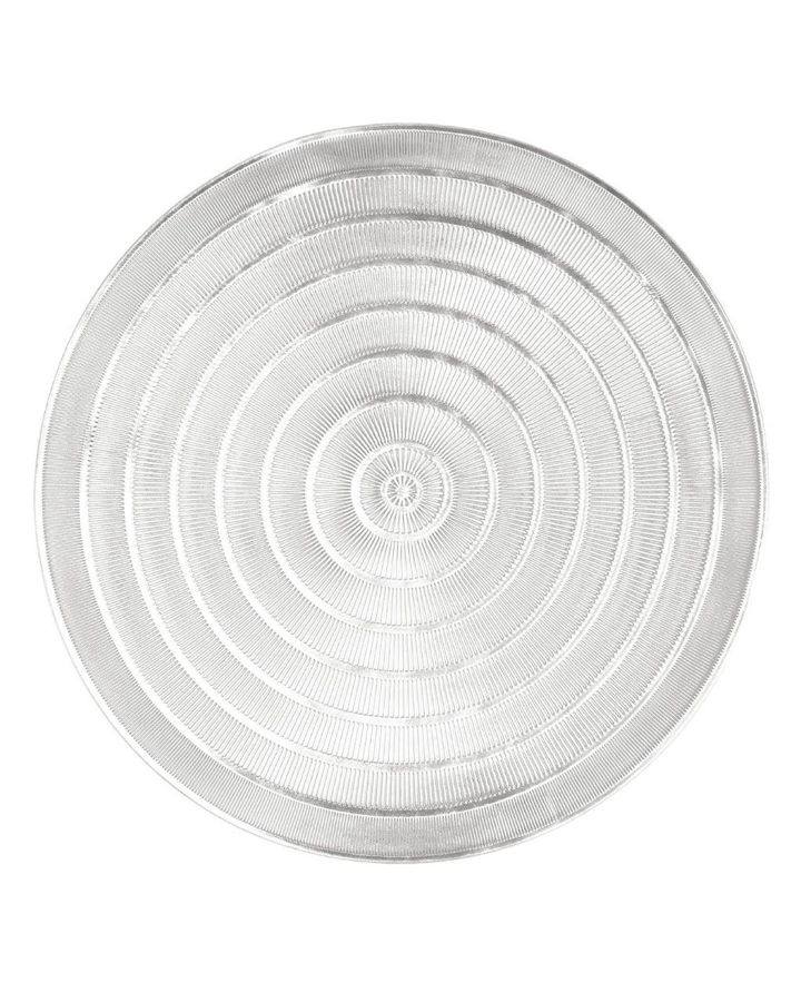 Placemat Capelinni, Ø38 Cm, Silver