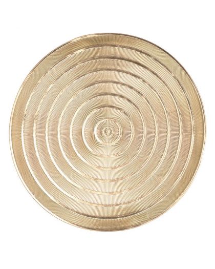 Placemat Capelinni, Ø39.5 Cm, Gold