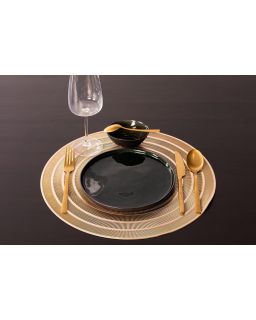 Placemat Capelinni, Ø39.5 Cm, Gold