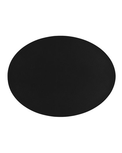 Set De Table Ovale, Trudo, 33X45Cm, Noir