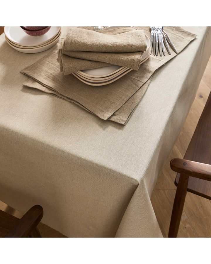 Nappe Plastifie Palace Lino 250X150Cm