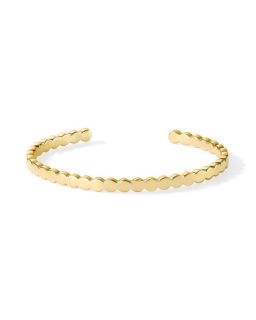 Jonc Fin Ouvert Ajustable en Laiton Finition Or Light