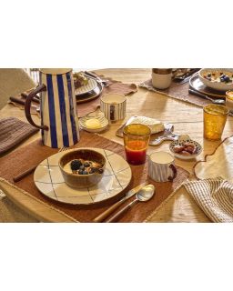  Anafi Tasse Espresso 11,5 Cl Porcelaine L 9,2 X W 7 X H 6 Cm Bleu