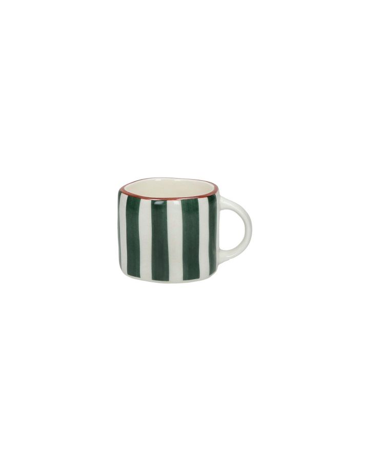  Mykonos Tasse À Expresso 11,5 Cl Porcelaine L 9.2 X W 7 X H 6 Cm Vert