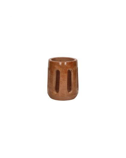  Opia Photophore Terracotta Ø11 X H 14 Cm Terracotta