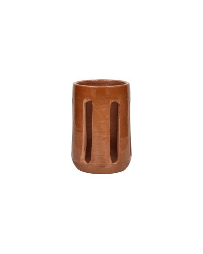  Opia Photophore Terracotta Ø14 X H 20 Cm Terracotta