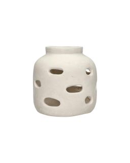  Pulpa Photophore Papier Mâché Ø21 X H 23 Cm Naturel