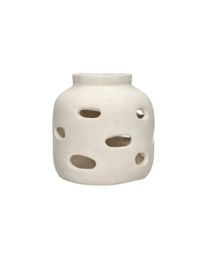  Pulpa Photophore Papier Mâché Ø21 X H 23 Cm Naturel