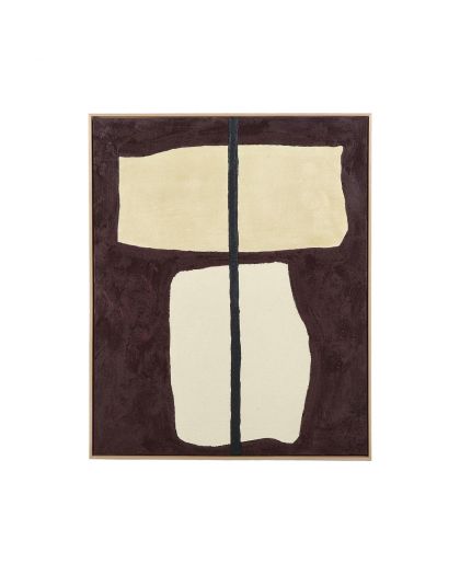  Equa Déco Murale Canvas / Bois L 80 X W 5 X H 100 Mix De Couleurs