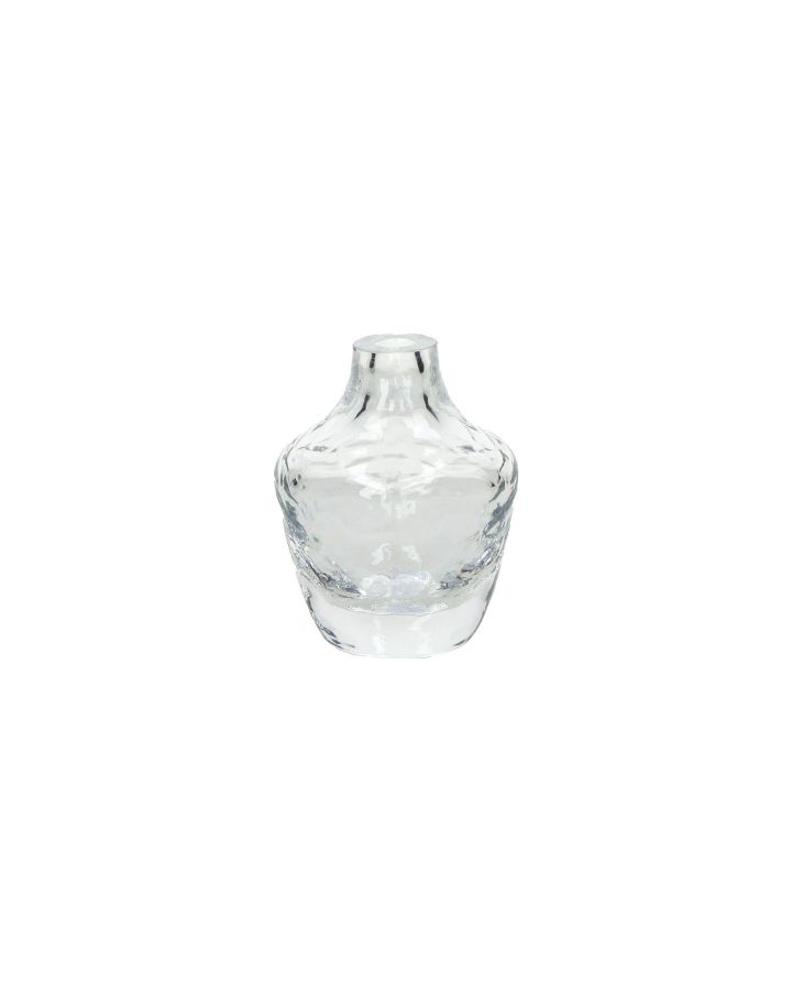  Prisma Vase Verre Ø10 X H 12,7 Cm Transparent