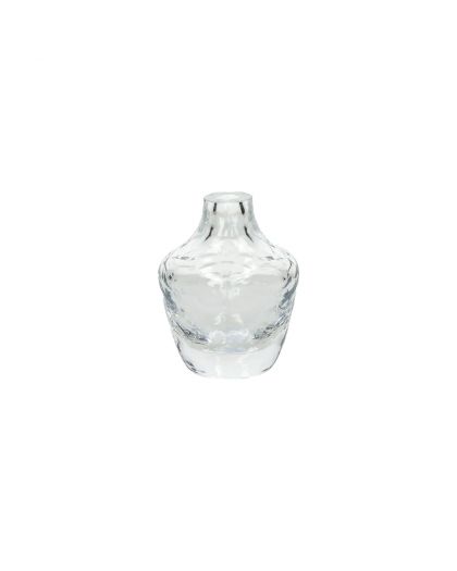  Prisma Vase Verre Ø10 X H 12,7 Cm Transparent