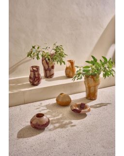  Anima Vase / Photophore Verre Ø17,8 X H 26 Cm Soleil