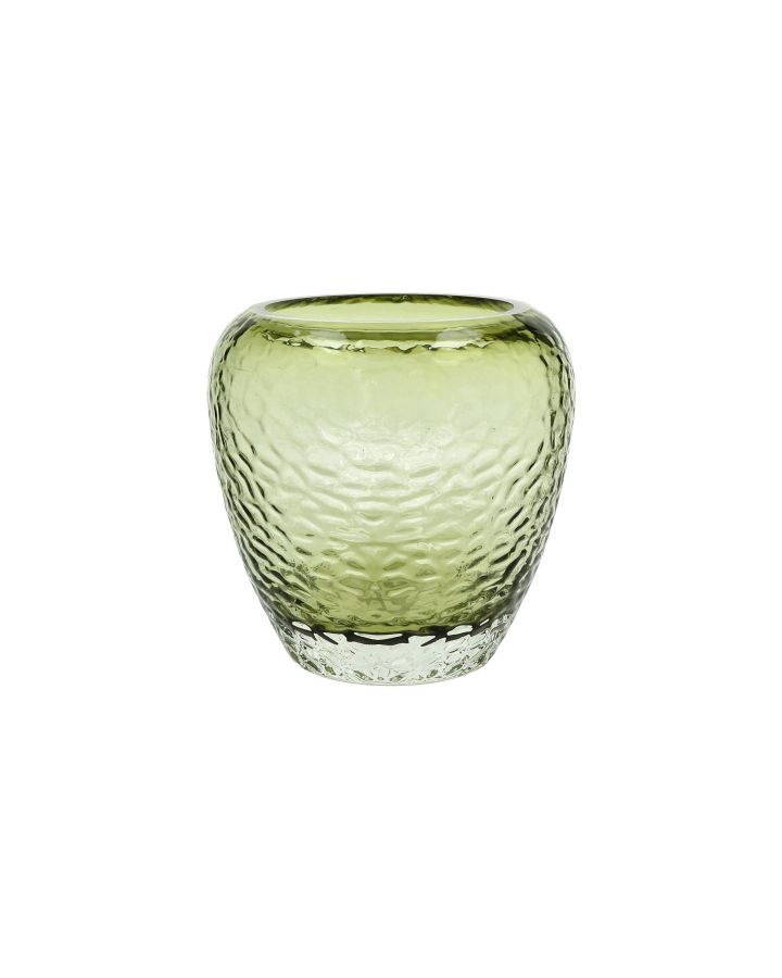  Prisma Vase / Photophore Verre Ø25,5 X H 25 Cm Vert