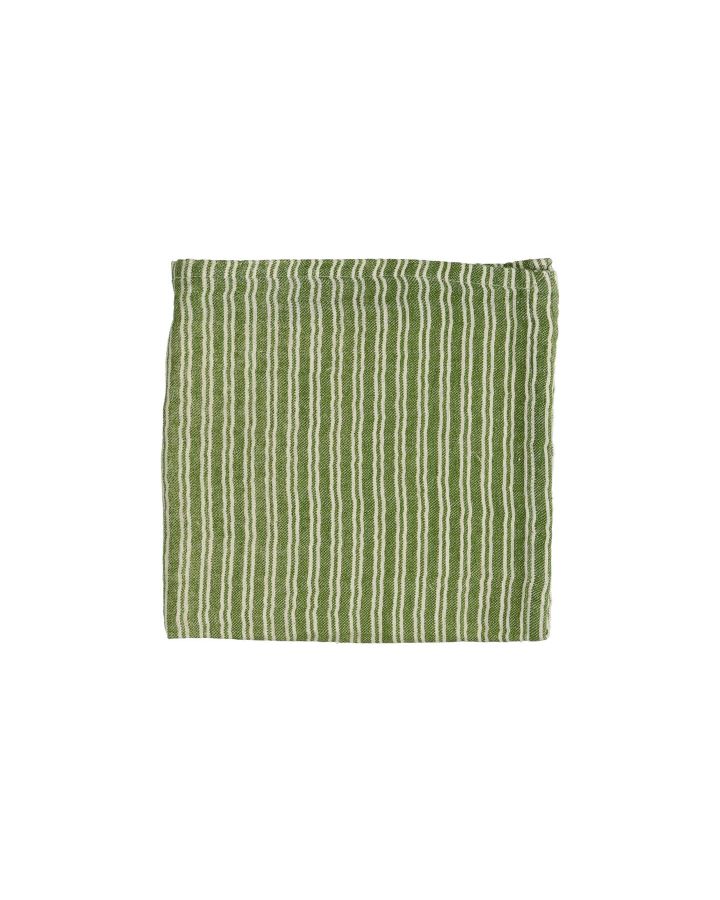  Frivole Serviette Coton L 45 X W 45 Cm Vert