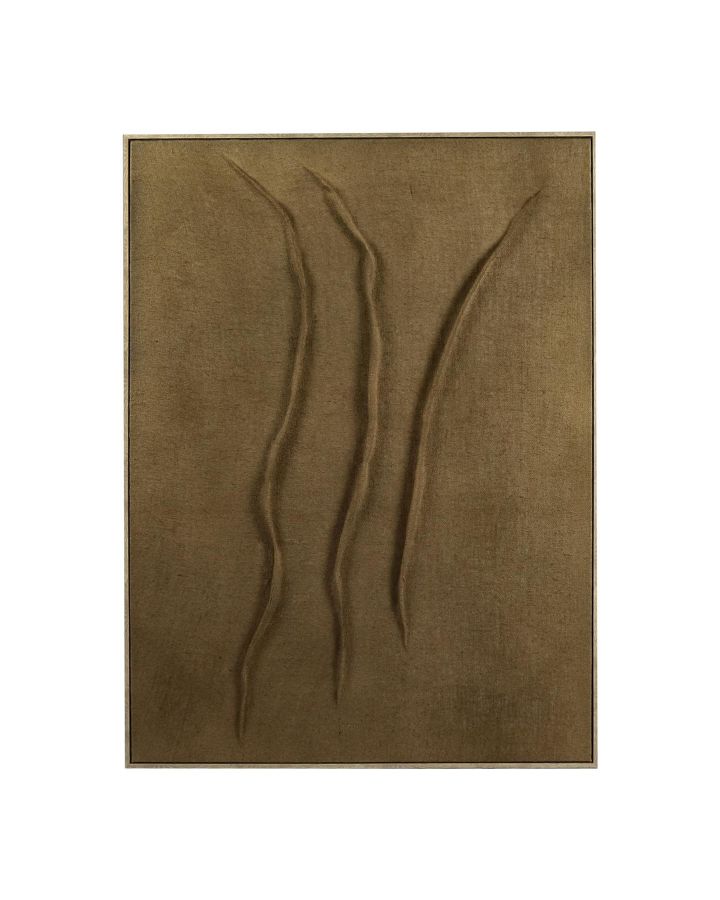  Ondula Déco Murale Jute L 143 X W 4 X H 103 Cm Naturel