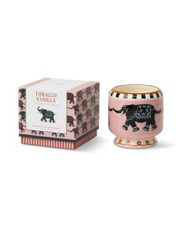 A Dopo 8Oz/226G Elephant Ceramic Candle - Tobacco Vanilla