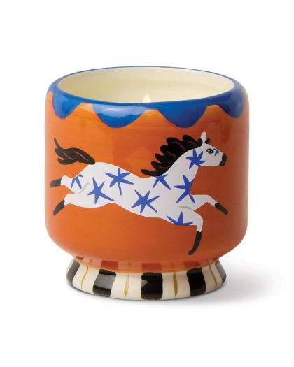 A Dopo 8Oz/226G Horse Ceramic Candle - Sienna Sunset