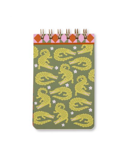 A Dopo Twin Wire Notepad - Crocodile