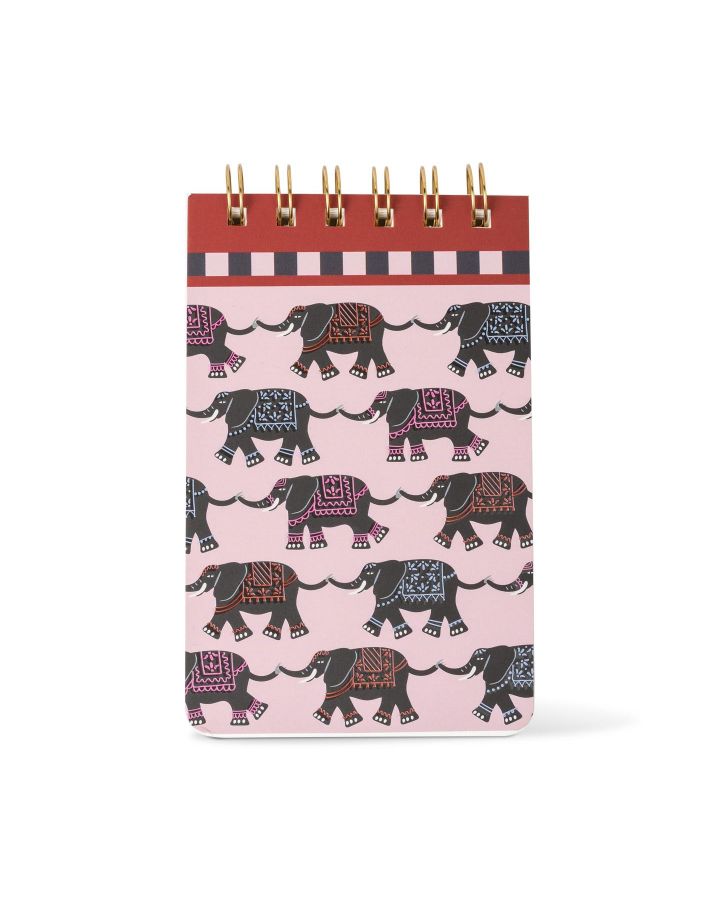 A Dopo Twin Wire Notepad - Elephant