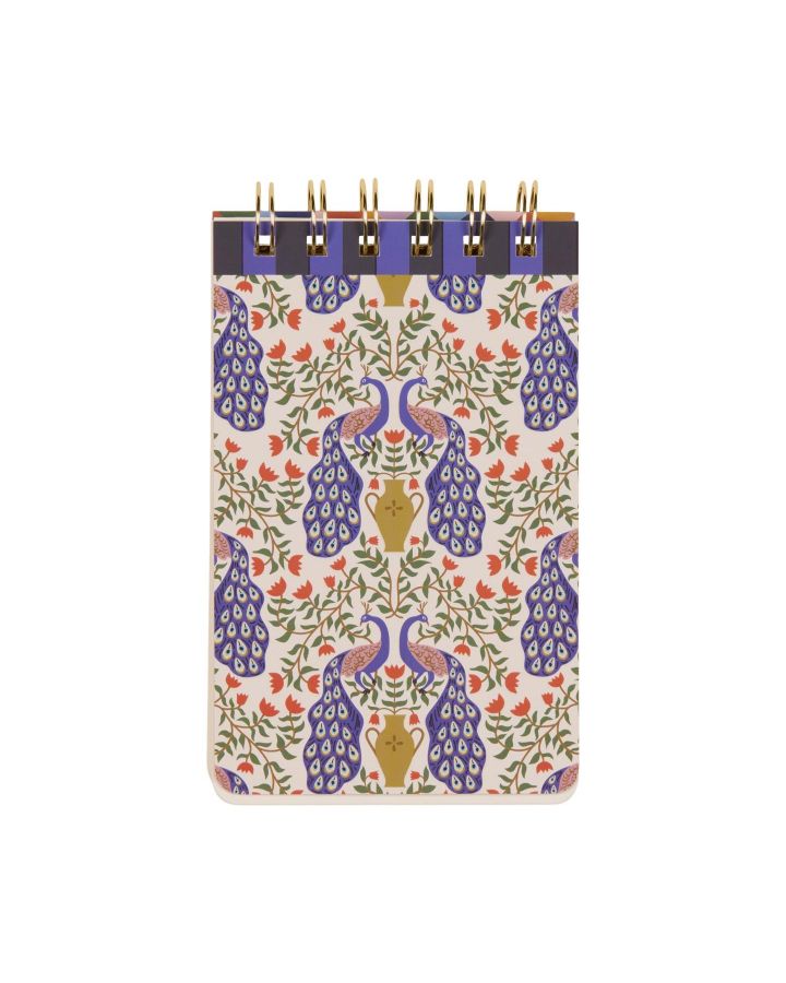 A Dopo Twin Wire Notepad - Peacock
