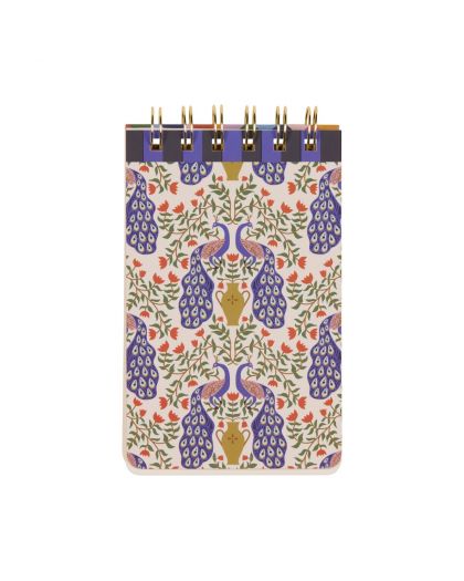 A Dopo Twin Wire Notepad - Peacock