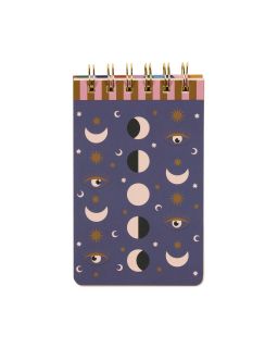 A Dopo Twin Wire Notepad - Moon Phases