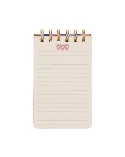 A Dopo Twin Wire Notepad - Hearts